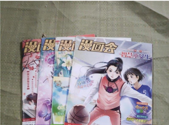 漫画会智慧小女生